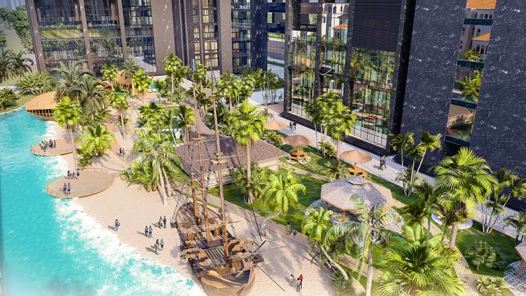 Biển trong nội đô – Hiện thực hóa câu chuyện “sống resort”