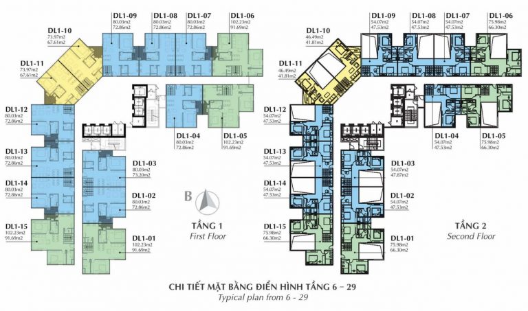 Tổng hợp 12 mẫu mặt bằng chung cư cao cấp Tổng hợp 12 mẫu mặt bằng chung cư cao cấp