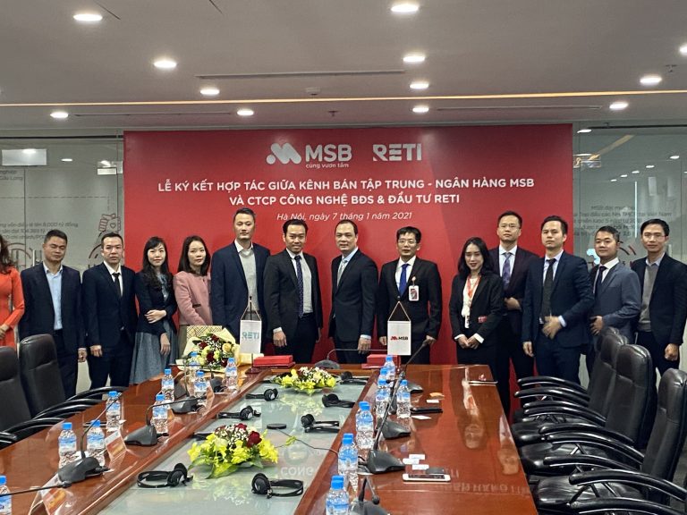 RETI ký kết hợp tác chiến lược cùng Ngân hàng MSB