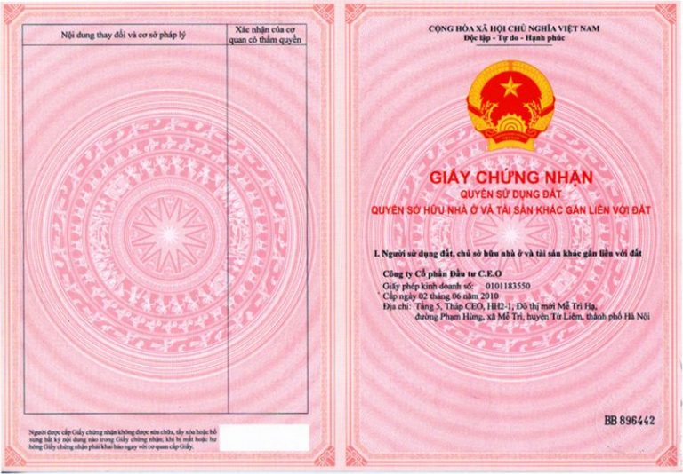 Trình tự, thủ tục cấp Giấy chứng nhận quyền sở hữu nhà ở
