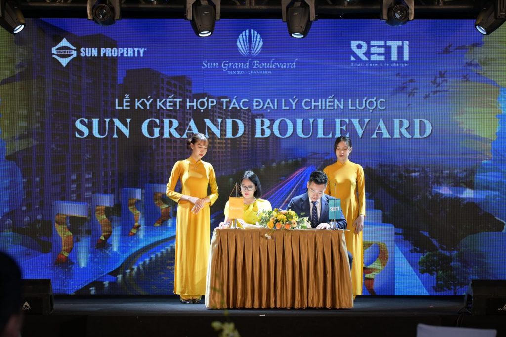 RETI chính thức trở thành Đại lý chiến lược phân phối của Đại dự án Sun Grand Boulevard 1