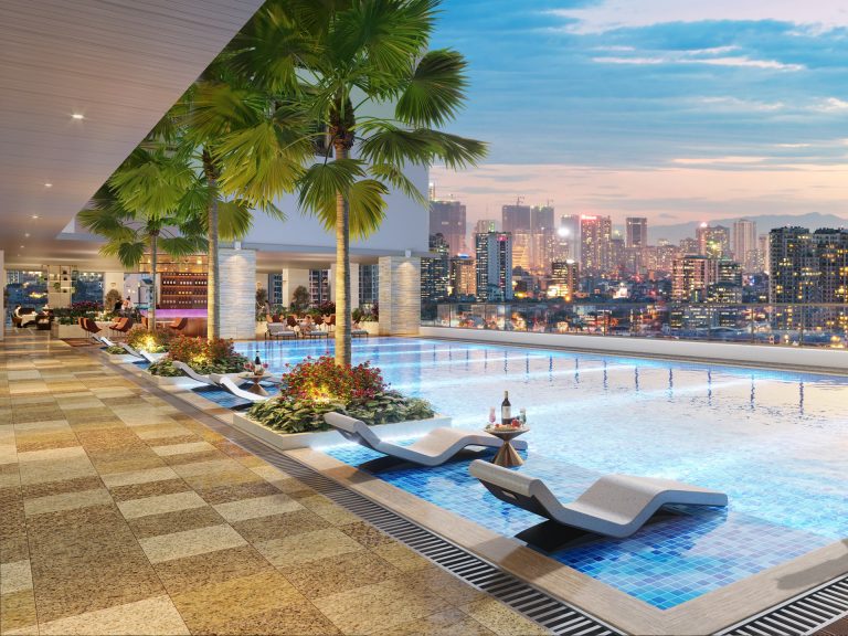 Khám phá bể bơi chung cư hạng sang BRG Diamond Residence