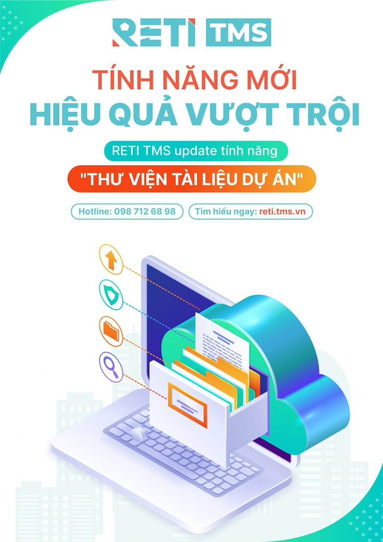RETI TMS ra mắt tính năng mới: Thư viện tài liệu dự án