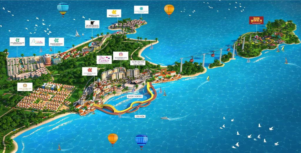 Tổng hợp các dự án của Sun Group tại Phú Quốc