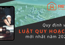 Quy định về luật quy hoạch mới nhất năm 2023