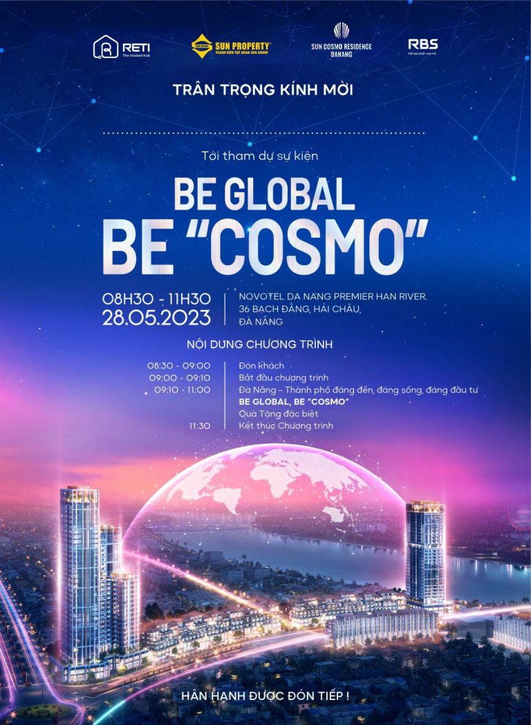 “Be Global – Be Cosmo” – Đón chờ ra mắt phân khu đầu tư đẳng cấp bên sông Hàn