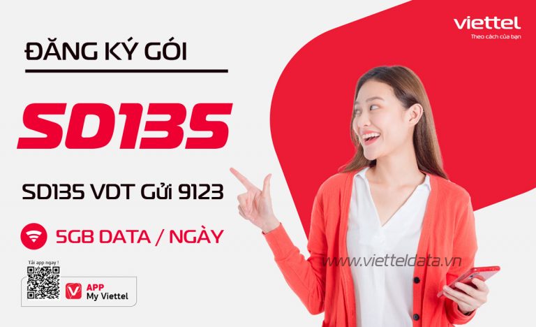 Cách Đăng Ký Gói Cước SD135 Viettel Nhận 5 GB DATA / Ngày