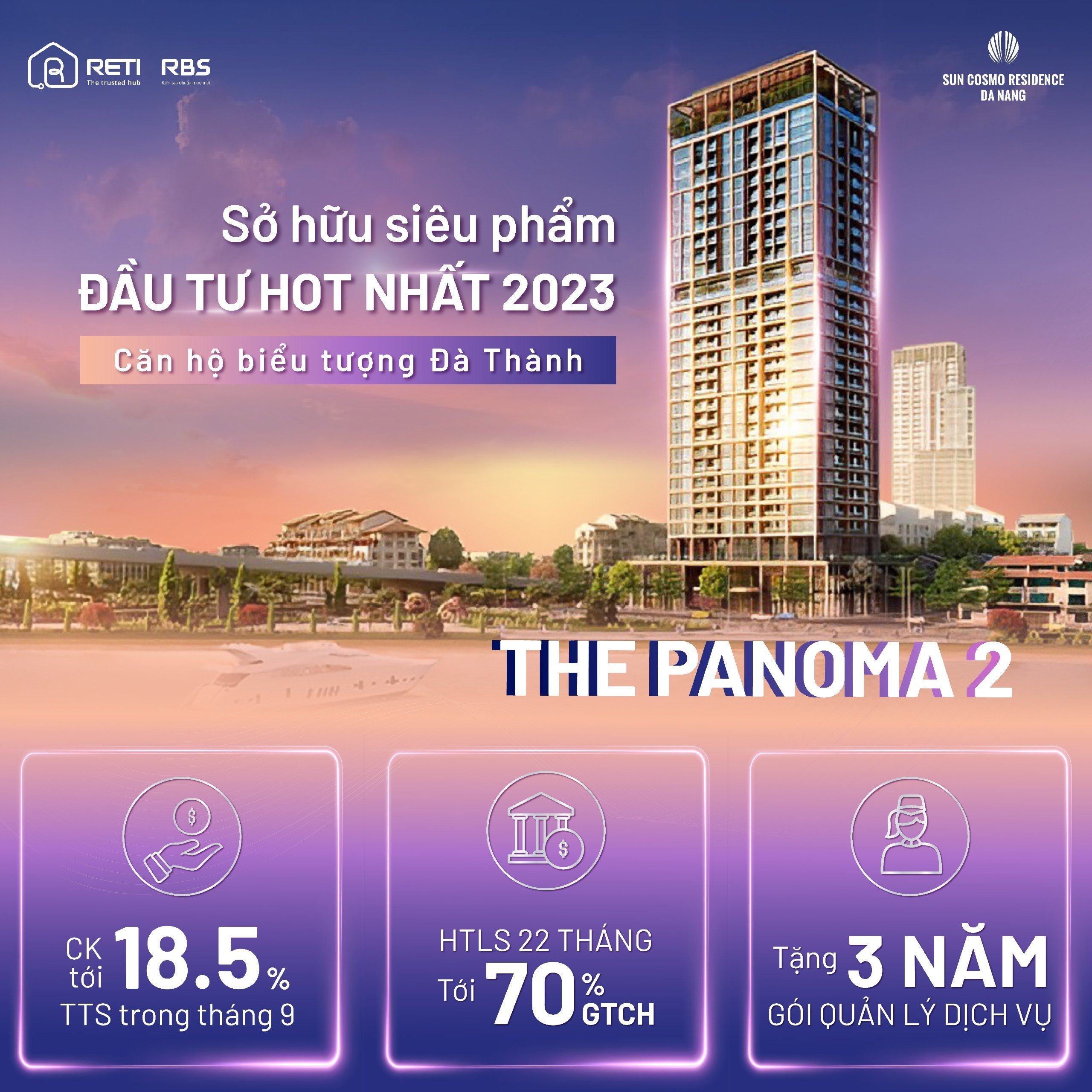 Tổng quan toà tháp P2 The Panoma - Sun Cosmo Residence Da Nang 9