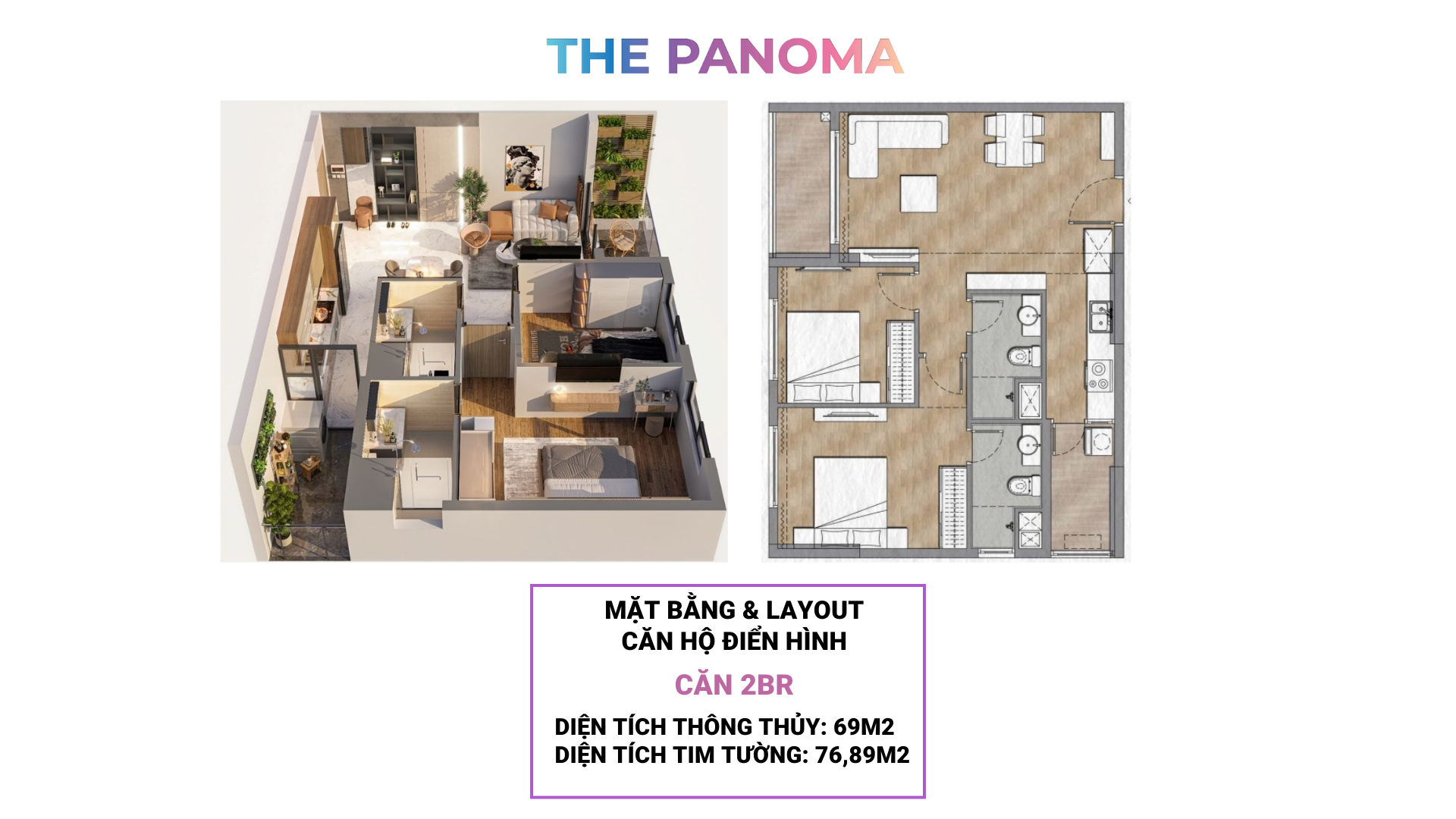 Mặt bằng tòa the Panoma 1 - Sun Cosmo Residence Da Nang