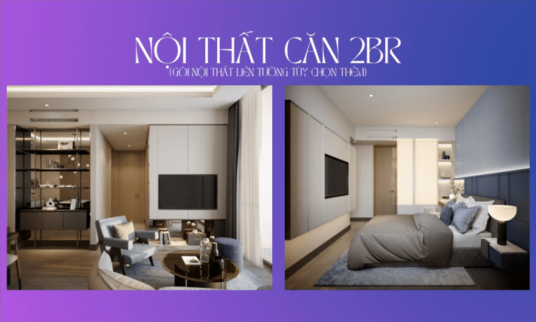 THIẾT KẾ CĂN HỘ 2 PHÒNG NGỦ DỰ ÁN SUN PONTE RESIDENCE