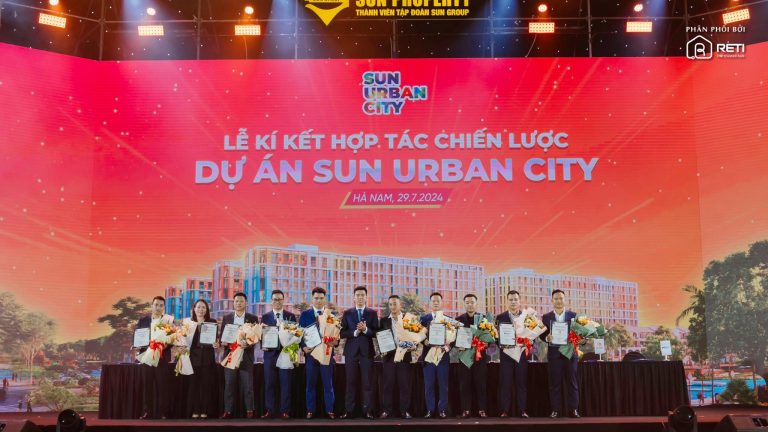 RETI tham dự sự kiện Lễ kí kết hợp tác chiến lược dự án Sun Urban City RETI tham dự sự kiện Lễ kí kết hợp tác chiến lược dự án Sun Urban City