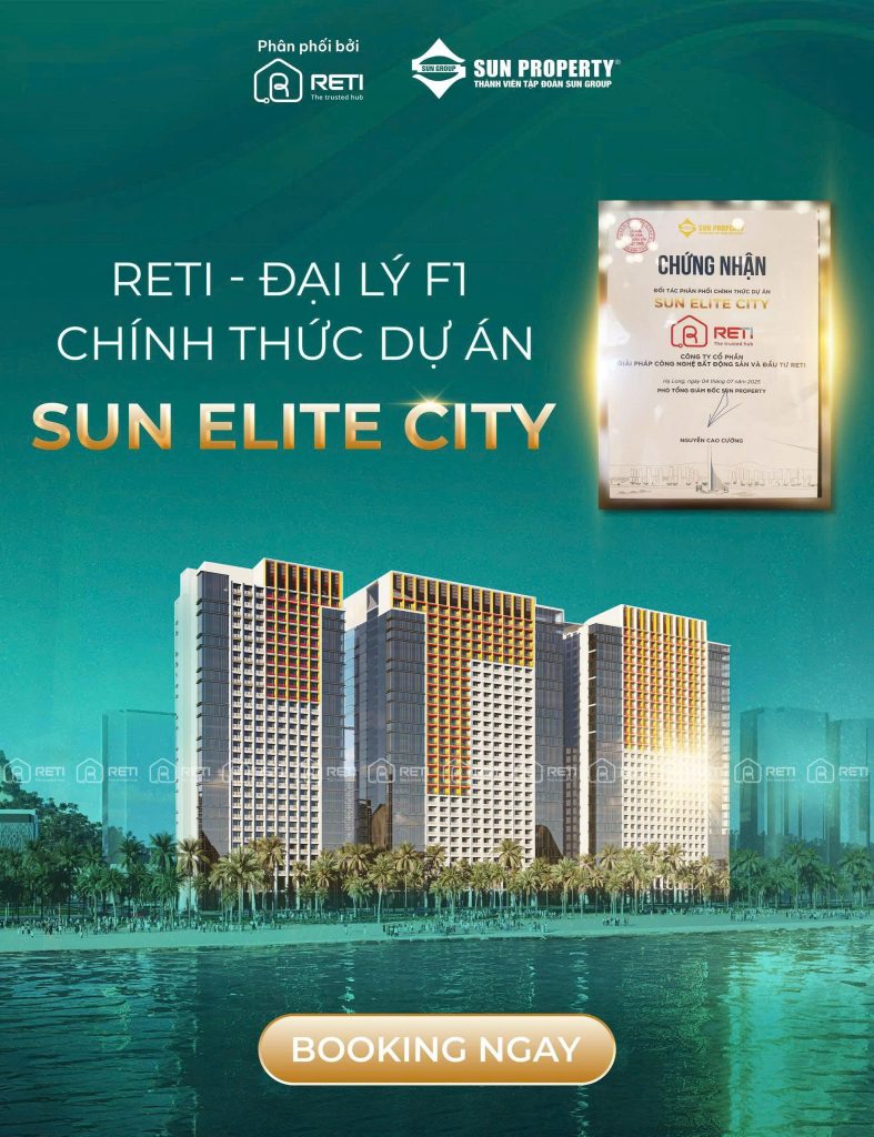 RETI tiếp tục hợp tác cùng Sun Property phân phối dự án Sun Elite City 4